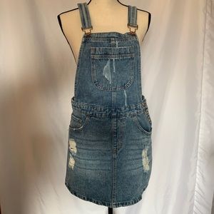 Jean jumper skirt